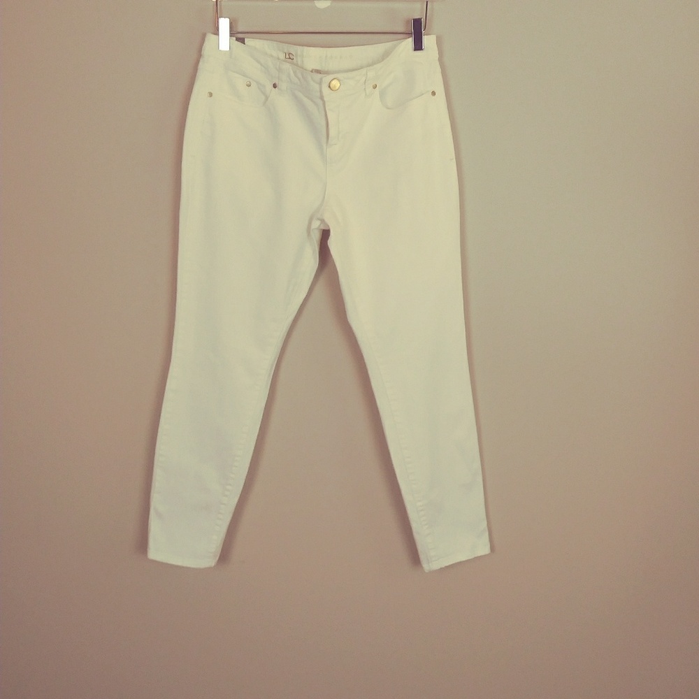 Lauren Conrad white Ankle jeans